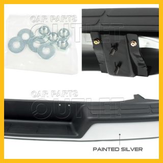 96 02 Express Savana Rear Bumper Face Bar ptd Silver GM1103143 Textured Step Pad