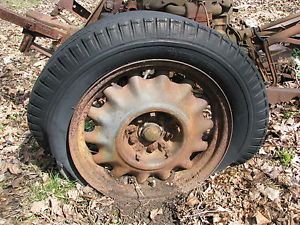 Willys 1940 41 42 Frame Wheel Axle Parts Vin Tag Rough Steel Wheels Jeep