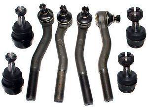 4 Ball Joint Lower Upper Tie Rods Jeep Grand Cherokee 1999 2004
