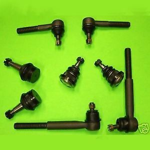 4 Ball Joint 4 Tie Rod End Dodge RAM 1500 2WD 97 98 99