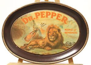 1979 Dr Pepper King of Beverages Tray