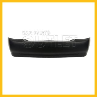Rear Bumper Primed Black Plastic Cover 2 0L EX SX 4D Sedan for 04 06 Kia Spectra