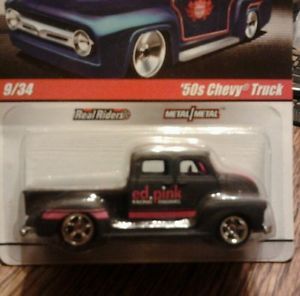 Hot Wheels Delivery 50s Chevy Truck with RR Tires