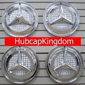 13" Oldsmobile Olds Fiesta Style Flipper Hubcaps Wheelcover Set