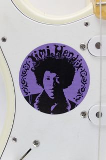 LED Zeppelin 3 Page Plant Jones Signed Jimi Hendrix Model Guitar 1 of 1 PSA