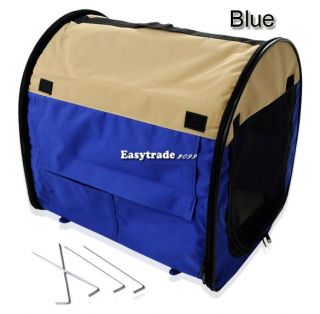 Portable Dog Cat Pet Kennel Travel House Carrier Soft Crate Cage 3 Colors ESY1