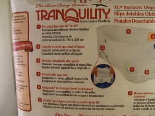 Eight Tranquility Adult Briefs Diapers Size XL Plus