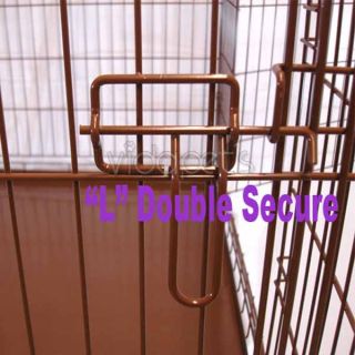 30" Brown 3 Door Folding Dog Crate Cage Kennel Three 2