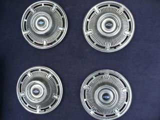 1965 Chevrolet Impala Corvair 14" Hubcaps Wheel Covers Set CHE15