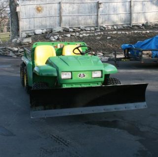 2003 John Deere Gator 6x4 6' Plow Electric Dump Chain Driven 4 Wheel Drive