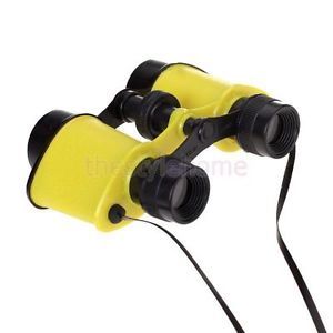Funny Kids Educational Playground Toy Binoculars Observing Telescope Neck Strap