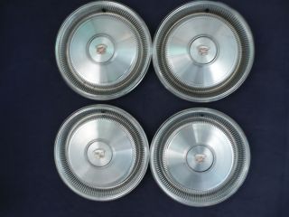 1970 Cadillac DeVille Coupe Convertible Set Hubcaps Wheel Covers 70 CAD3
