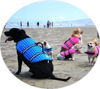 Pet Dog Safety Vests Coat Flotation Life Jacket Aid Buoyancy Swimming Water DFP