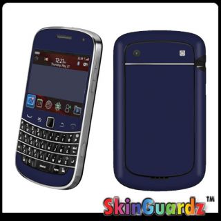 Navy Blue Vinyl Case Decal Skin to Cover Blackberry Bold 9900 9930