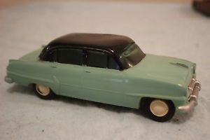 Vintage 1953 Plymouth Promo Plastic Metal Friction Car Green Four Door Sedan