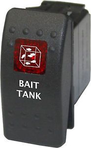 Rocker Switch 736 Red 12 Volt Bait Tank Fish Live Angling Fishing Aerator Pump