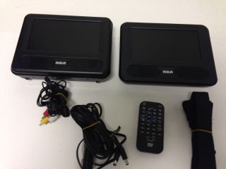 RCA DRC69707E Portable DVD Player w Dual 7" LCD Screens Built in Speakers 062118697077