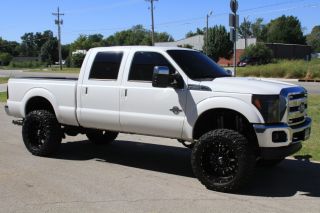 2013 Ford F 250 Super Duty Lariat Crew Cab 6" Stage 2 Pro Comp Lift 37" Tires