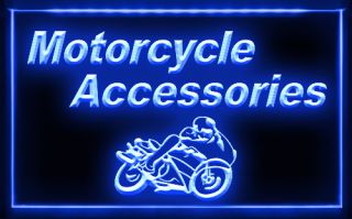 AC009 B Open Motorcycle Accessories Display LED Light Sign