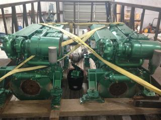 Twin 1985 Volvo Penta TAMD60C Complete Running Engines No Transmissions