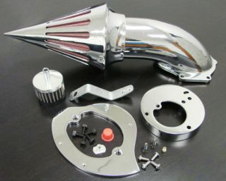 New Motorcycle Chrome Spike Air Cleaner Intake Filter for Honda VTX 1300 VTX1300
