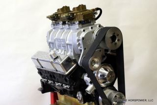 Small Block Chevy Engine 383CI Blown Pro Street Partial Assembly Built to Order
