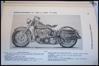 Vintage 1953 Modern Motorcycle Mechanics Manual Book Harley Triumph Indian BSA