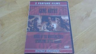 NIP Gene Autry Double DVD Riders of The Whistling Pines Springtime in The Rockie 637581202129