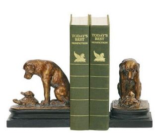 Turtles Under Study by Labrador Retriever Dog Bookends Turtle Book Ends 6"H