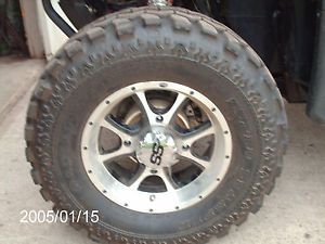 Polaris RZR 14 in ITP SS Wheels and Dot Super Swamper Tires 14x9 5x27