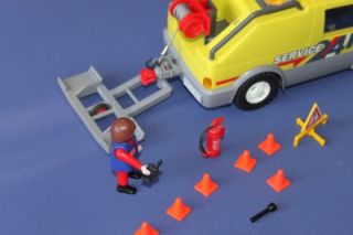 Playmobil Garage Roadside Rescue Recovery Truck Accessories 3214 RARE