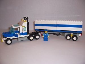 Lego Semi Truck New Minifig Blue White 1831