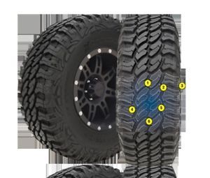 4 Procomp Xtreme Mud Terrain Tires 285 70R17 67285