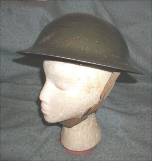 1941 G C s WW2 British Tommy Brodie Helmet Bungee Cord Chin Strap Desert Rat