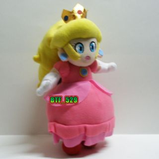 Plush 11" Princess Peach New Super Mario Brothers Plush Doll Figure