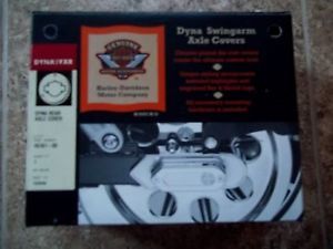 Harley Dyna FXR Swingarm Axle Cover Kit P N 45161 00 Genuine HD Parts