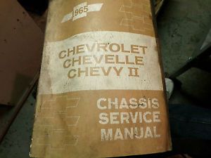 1965 Chevrolet Chevelle Chevy 11 Chassis Service Manual