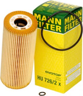 Mann Filter Hu 726 2 x Oil Filter Engine Oil Filter Remote Mounting Kit
