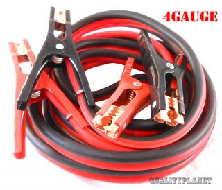 New 20ft Heavy Duty 4 Gauge Booster Jumper Cables Auto Car Jumping Cables