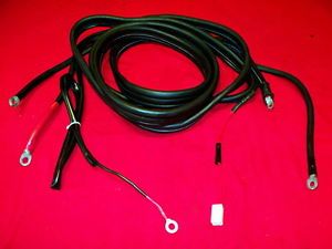 Yamaha Outboard Motor 11' Battery Cables w Auxilary Charging Wire