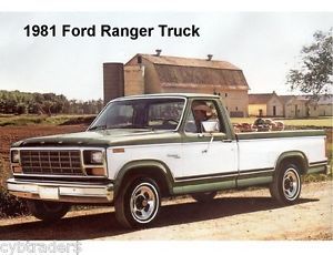 1981 Ford Ranger Truck Refrigerator Tool Box Magnet