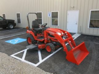 2012 Kubota BX2660 4x4 Tractor with Loader and Belly Mower 0 Hours