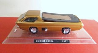 Vtg AMT 1967 Dodge Deora Model Car Kit Fully Assembled with Display Case RARE
