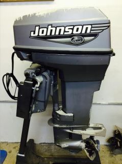 2000 Johnson 50 HP 2 Stroke Outboard Motor Boat Engine Water Ready 60 75 90 40