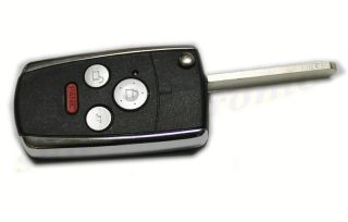 Remote Key Case Shell 4 Button for Honda Accord Civic Pilot CRV Fit Ridgeline