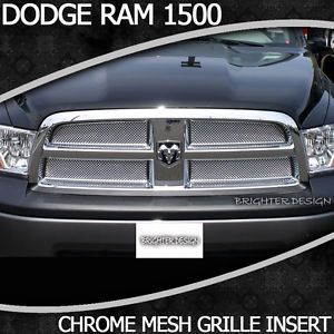 2009 2012 Dodge RAM 1500 Chrome Grille Overlay "Mesh"