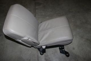 1999 2010 Ford F250 F350 Excursion Front Jump Seat Console Tan Leather Lariat