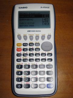 Casio FX 9750GII Graphing Calculator Scientific Engineering with Cover