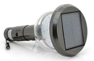DVR Security Camera Solar Power Outdoor Light PIR Motion Sensor TFT No Cable