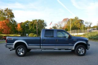 2005 Ford F350 Diesel Lariat 4x4 Crew Cab Long Bed FX4 Leather Sunroof One Owner